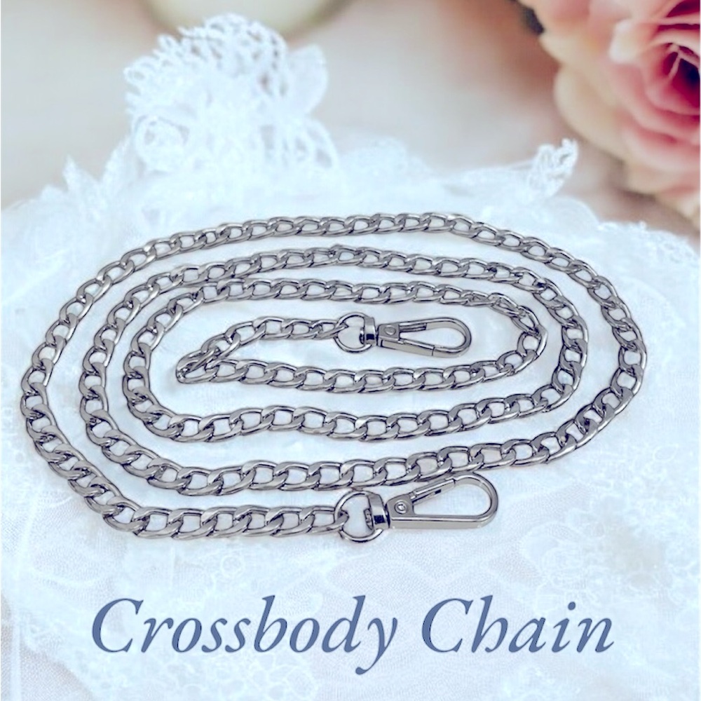 Silver Chain Crossbody Replacement 47.2”